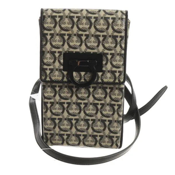 Custodia per cellulare, in Beige, Pelle, Salvatore Ferragamo