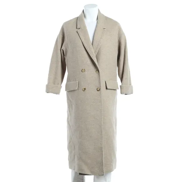 Winter Coat, in Light Brown, Wool, American Vintage
