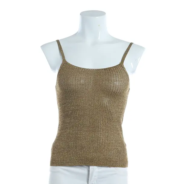 Top, in Gold, Viskose, Roberto Collina