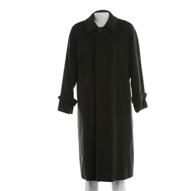 Winter Coat, in Green, Kaschmir, Windsor