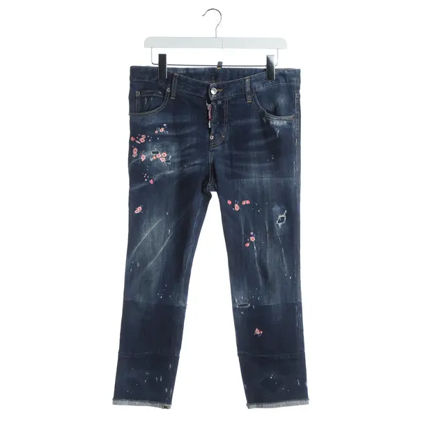 Jeans straight fit, in Blu, Cotone, Dsquared