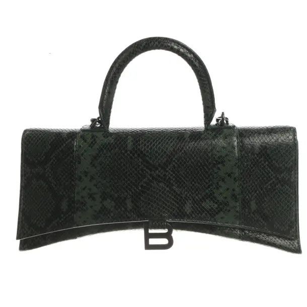 Handbag, in Green, Leather, Balenciaga