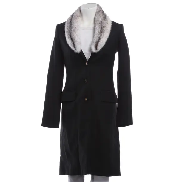 Cappotto mezza stagione, in Nero, Lana, La fila