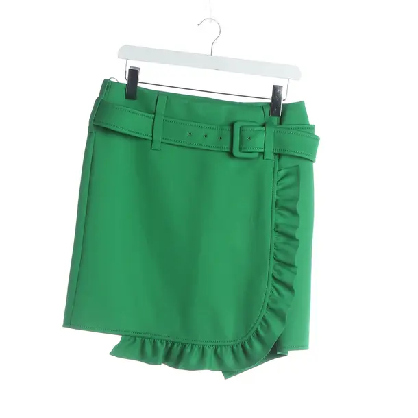 Skirt, in Green, Polyester, Prada