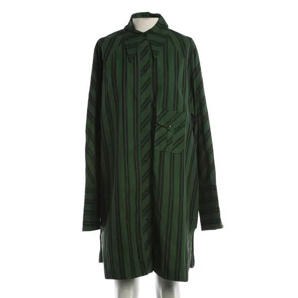 Dress, in Green, Baumwolle, Ganni