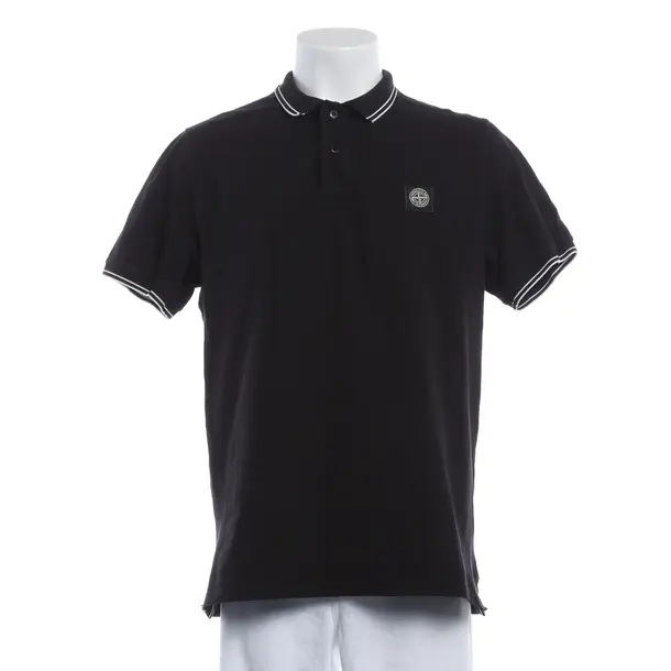 Polo, in Nero, Cotone, Isola di pietra