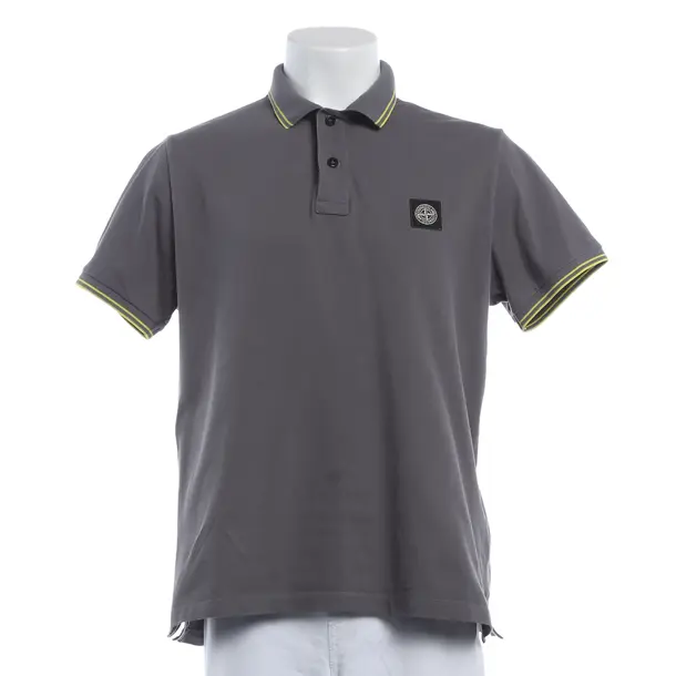 Poloshirt, in Grau, Baumwolle, Stone Island