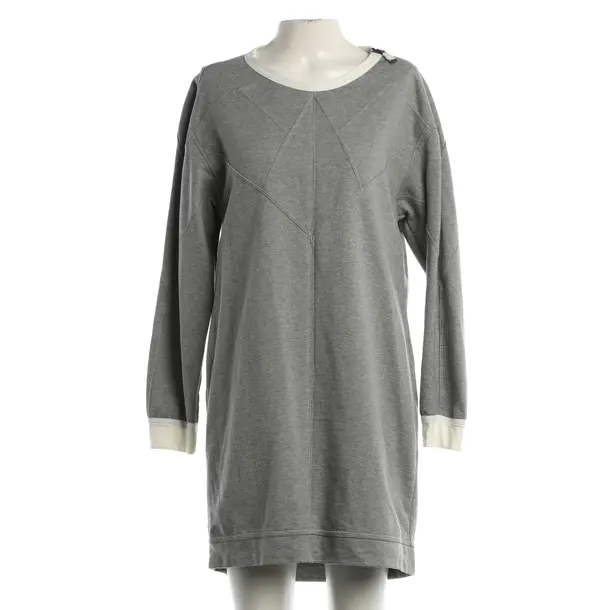 Dress, in Light Gray, Cotton, Frauenschuh