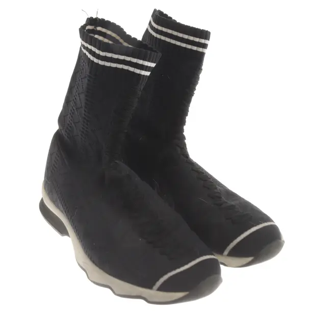 High-Top Sneakers, in Black, Fendi