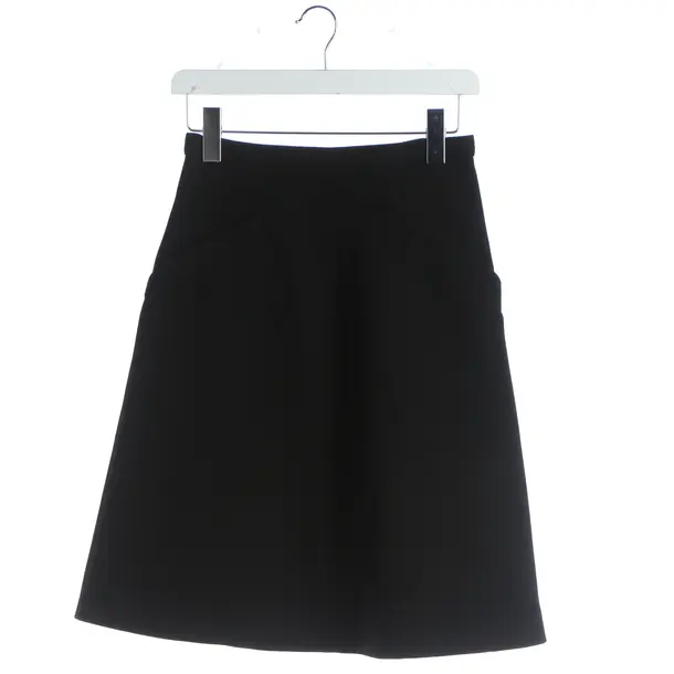 Rock, in Schwarz, Wolle, Miu Miu