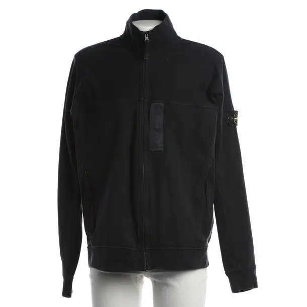 Zip-Up Hoodie, in Navy, Cotton, Stone Island