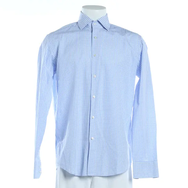 Camicia, in Blu, Cotone, Hugo Boss Etichetta Nera