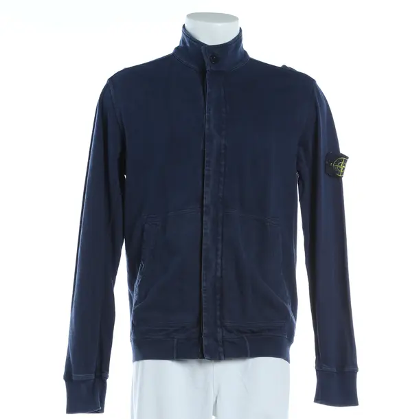 Sweatjacke, in Navy, Baumwolle, Stone Island