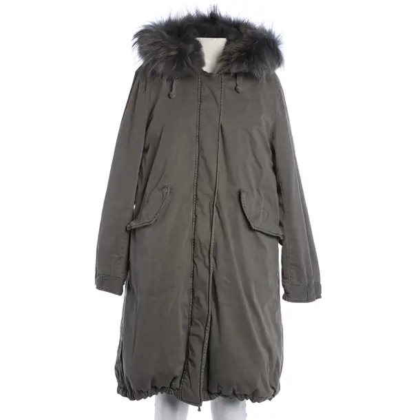Winter Coat, in Gray, Cotton, Blonde No. 8