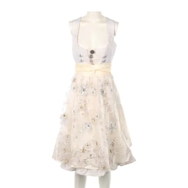 Dirndl Dress, in Beige, Silk, Designerartikel