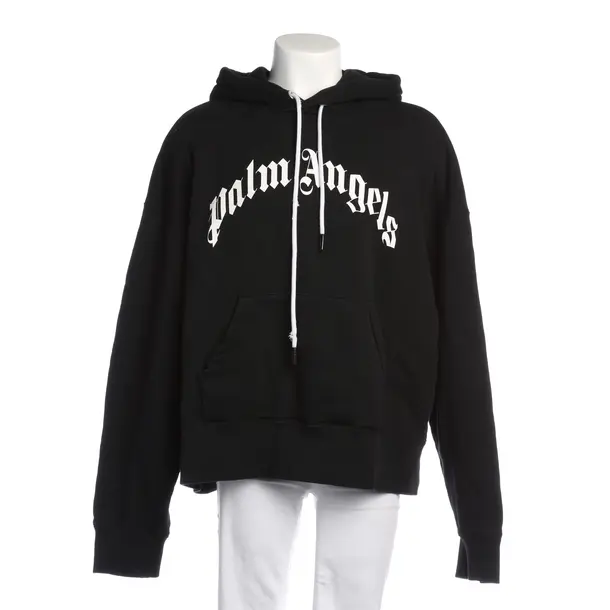 Hoodie in Black, Cotton, Palm Angels