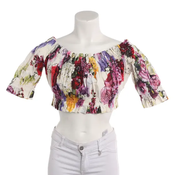 Bluse, in Mehrfarbig, Baumwolle, Dolce & Gabbana