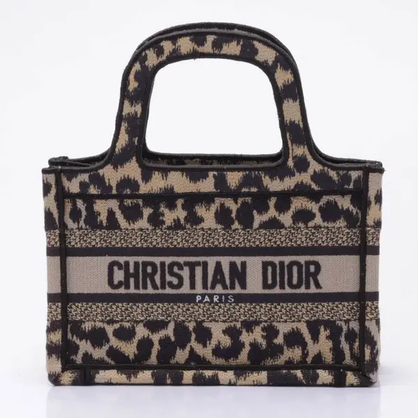 Handtasche in Braun, Baumwolle, Dior