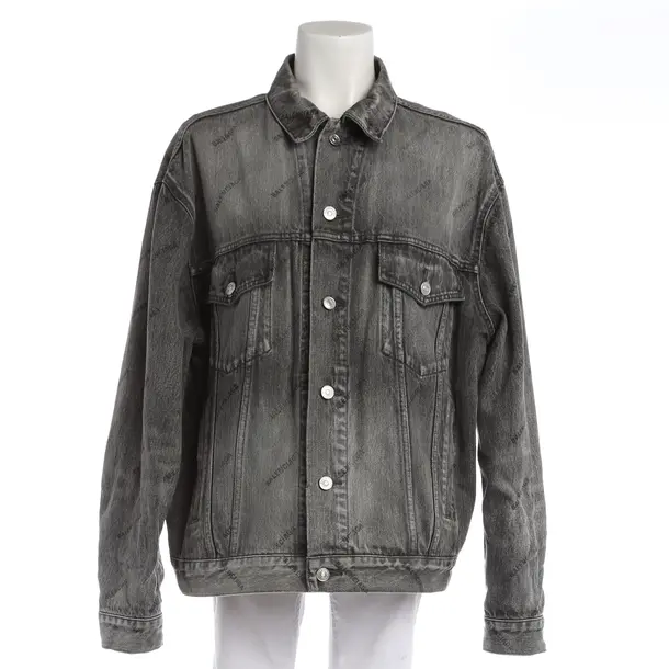 Denim Jacket in Black, Cotton, Balenciaga