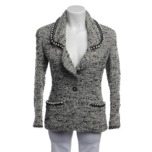 Blazer in Weiß, Wolle, Chanel