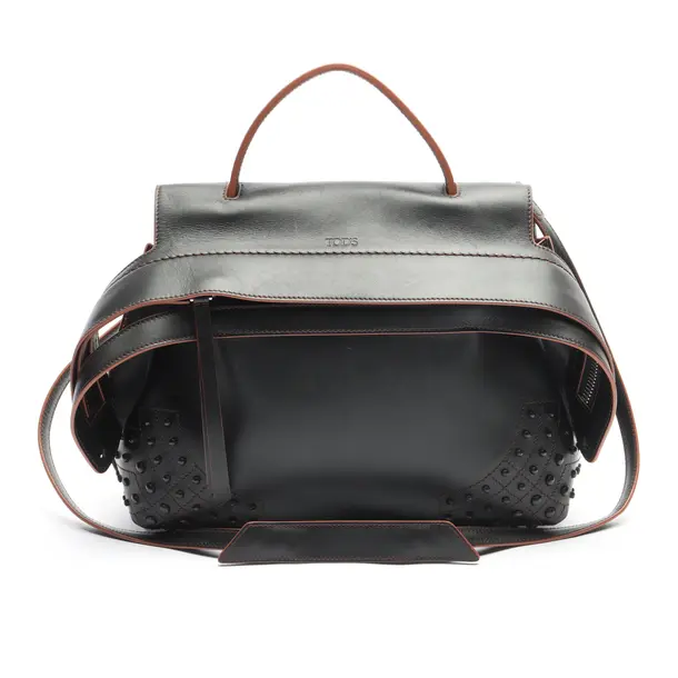 Crossbody Bag in Black, Leather, Tod´s