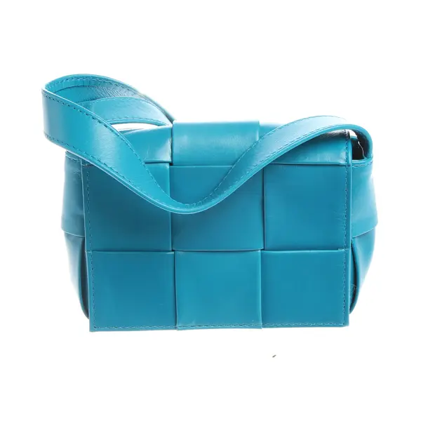Abendtasche in Blau, Leder, Bottega Veneta