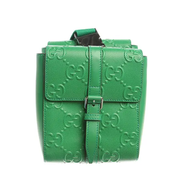 Belt Bag in Green, Leather, Gucci