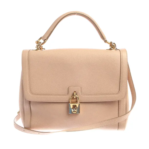 Handtasche in Braun, Leder, Dolce & Gabbana