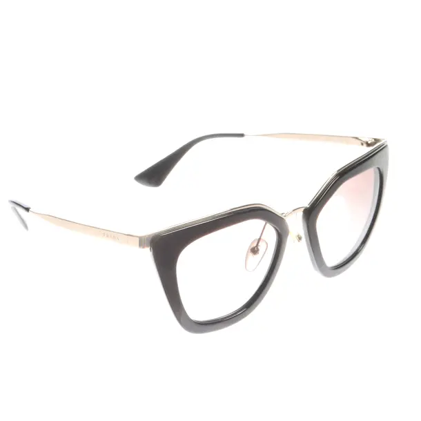 Sonnenbrille in Schwarz, Kunststoff, Prada