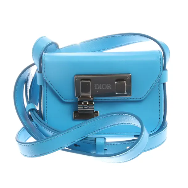 Abendtasche in Blau, Leder, Dior
