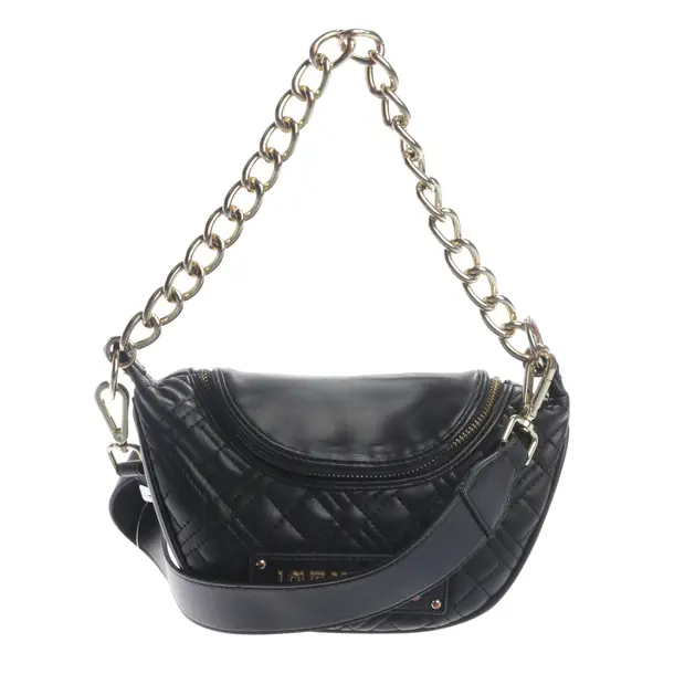 Schultertasche, in Schwarz, Leder, Love Moschino