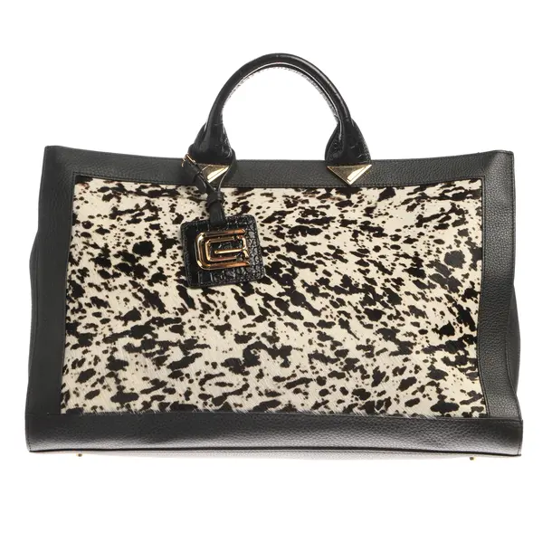 Handtasche in Weiß, Leder, cavalli CLASS