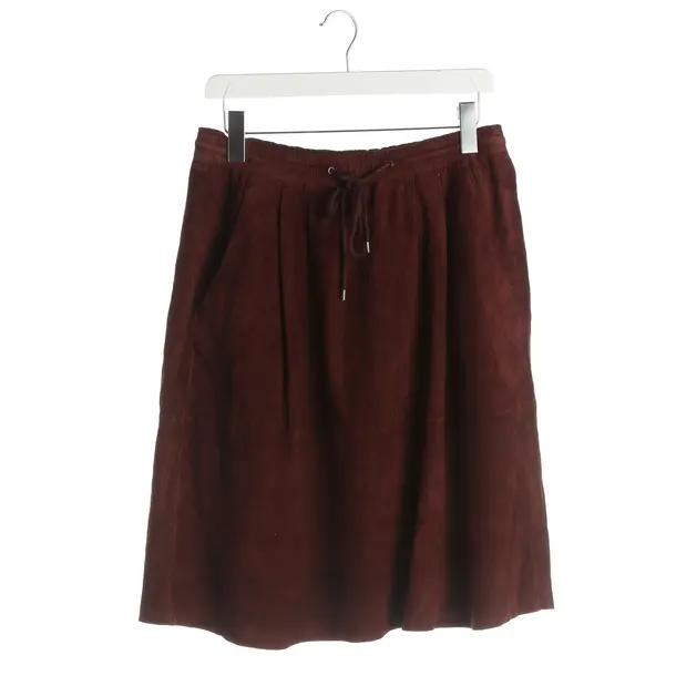 Skirt, in Brown, Leather, Marc O'Polo