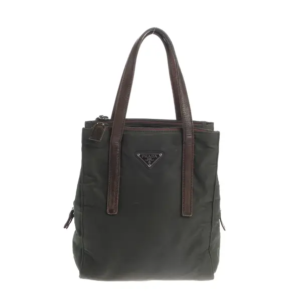 Handtasche in Grün, Polyester, Prada