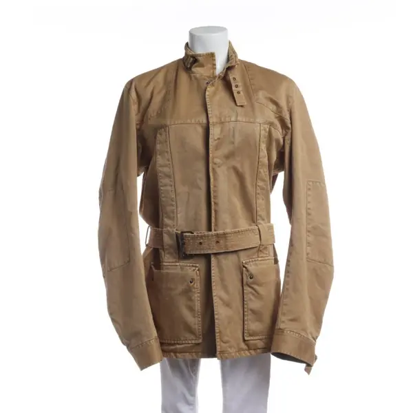 Mid-Season Coat in Brown, Cotton, Jil Sander