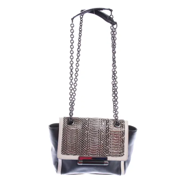 Schultertasche in Schwarz, Leder, Diane von Furstenberg