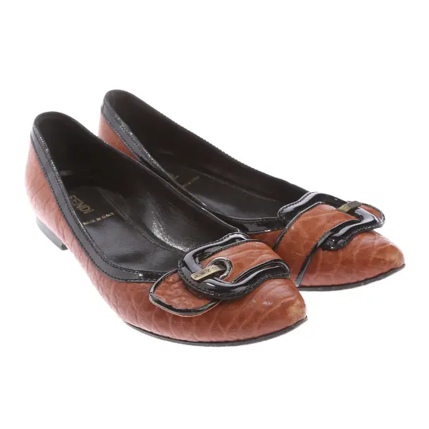 Ballet Flats in Black, , Fendi