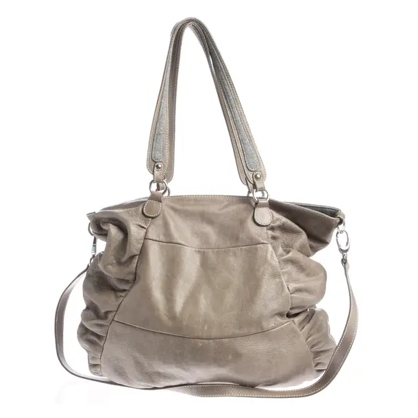 Shopper in Grau, Leder, Fabiana Filippi