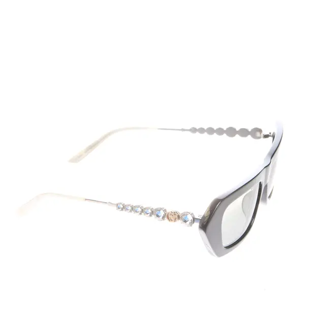 Sonnenbrille in Schwarz, Kunststoff, Gucci