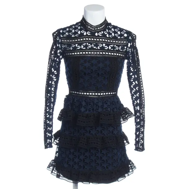 Dress in Blue, Polyester, self-portrait