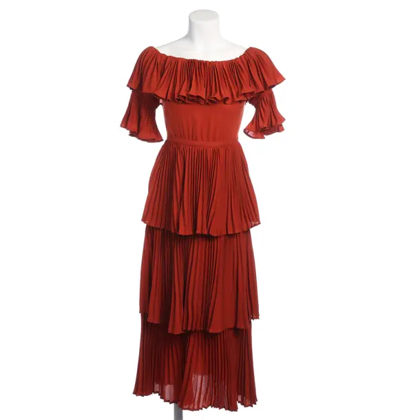 Cocktailkleid in Orange, Polyester, self-portrait