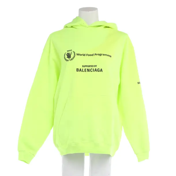 Hoodie in Neon, Cotton, Balenciaga