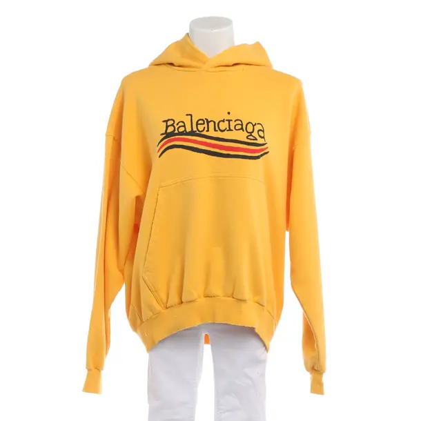 Hoodie in Orange, Baumwolle, Balenciaga