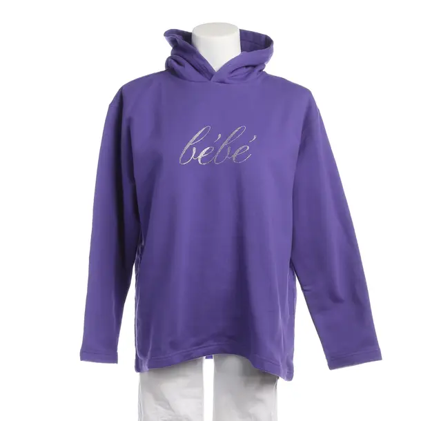 Hoodie in Lila, Baumwolle, Balenciaga