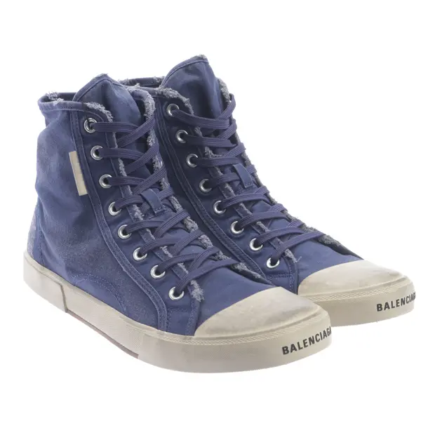 High-Top Sneakers in Blue, , Balenciaga