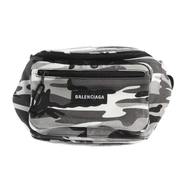 Bum Bag in Gray, Cotton, Balenciaga
