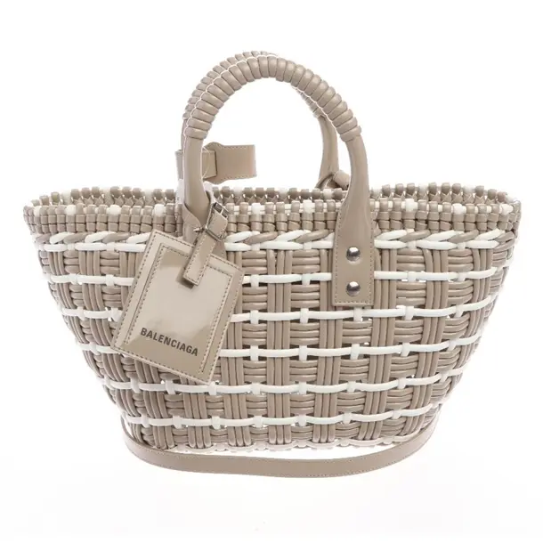 Handbag in White, Polyamide, Balenciaga