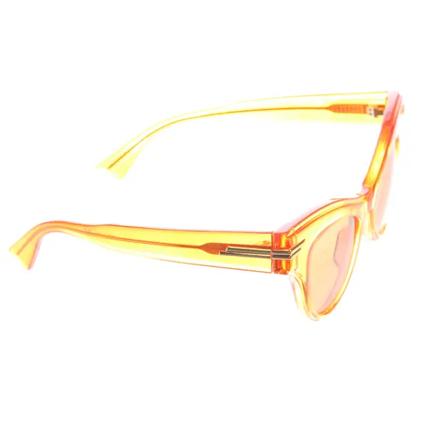 Sonnenbrille in Orange, Kunststoff, Bottega Veneta