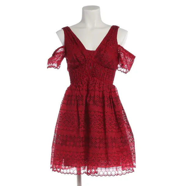 Cocktail Dress in Red, Polyester, self-portrait