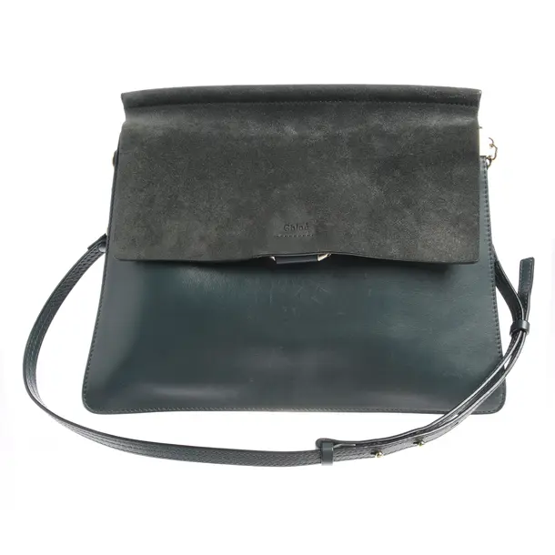 Schultertasche in Grau, Leder, Chloé